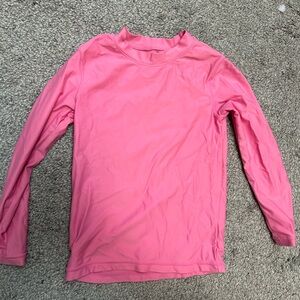 Primary Pink Long Sleeve Sun Shirt - Size 4-5
